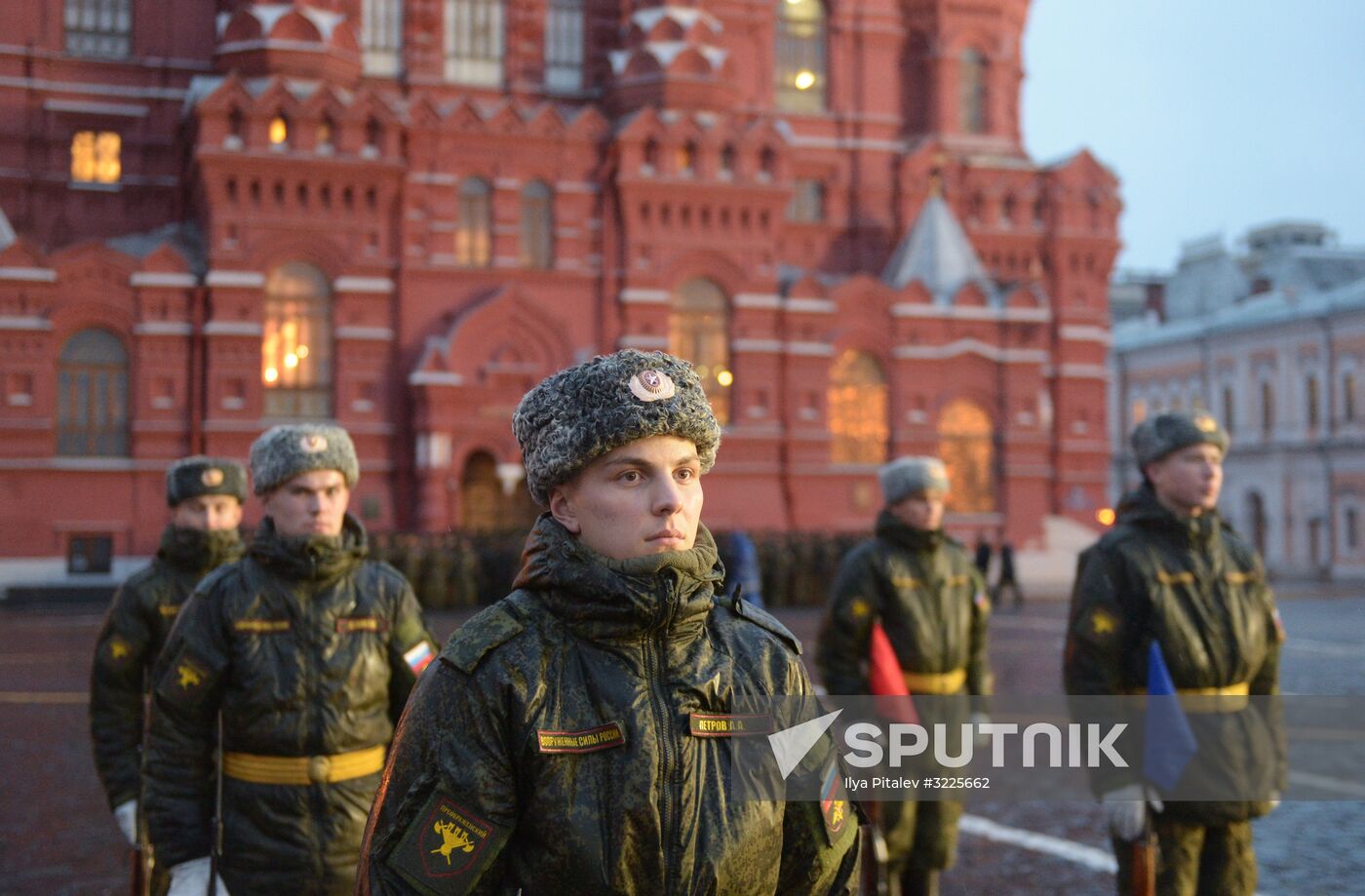 Rehearsal of march to mark 76th anniversary of 1941 parade