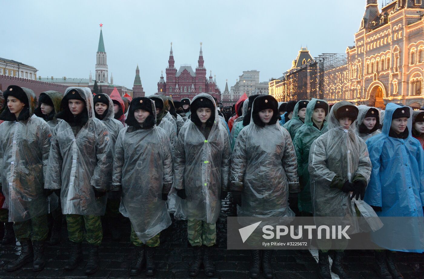 Rehearsal of march to mark 76th anniversary of 1941 parade