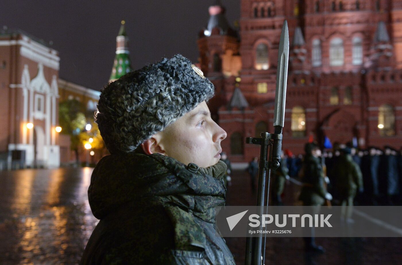 Rehearsal of march to mark 76th anniversary of 1941 parade