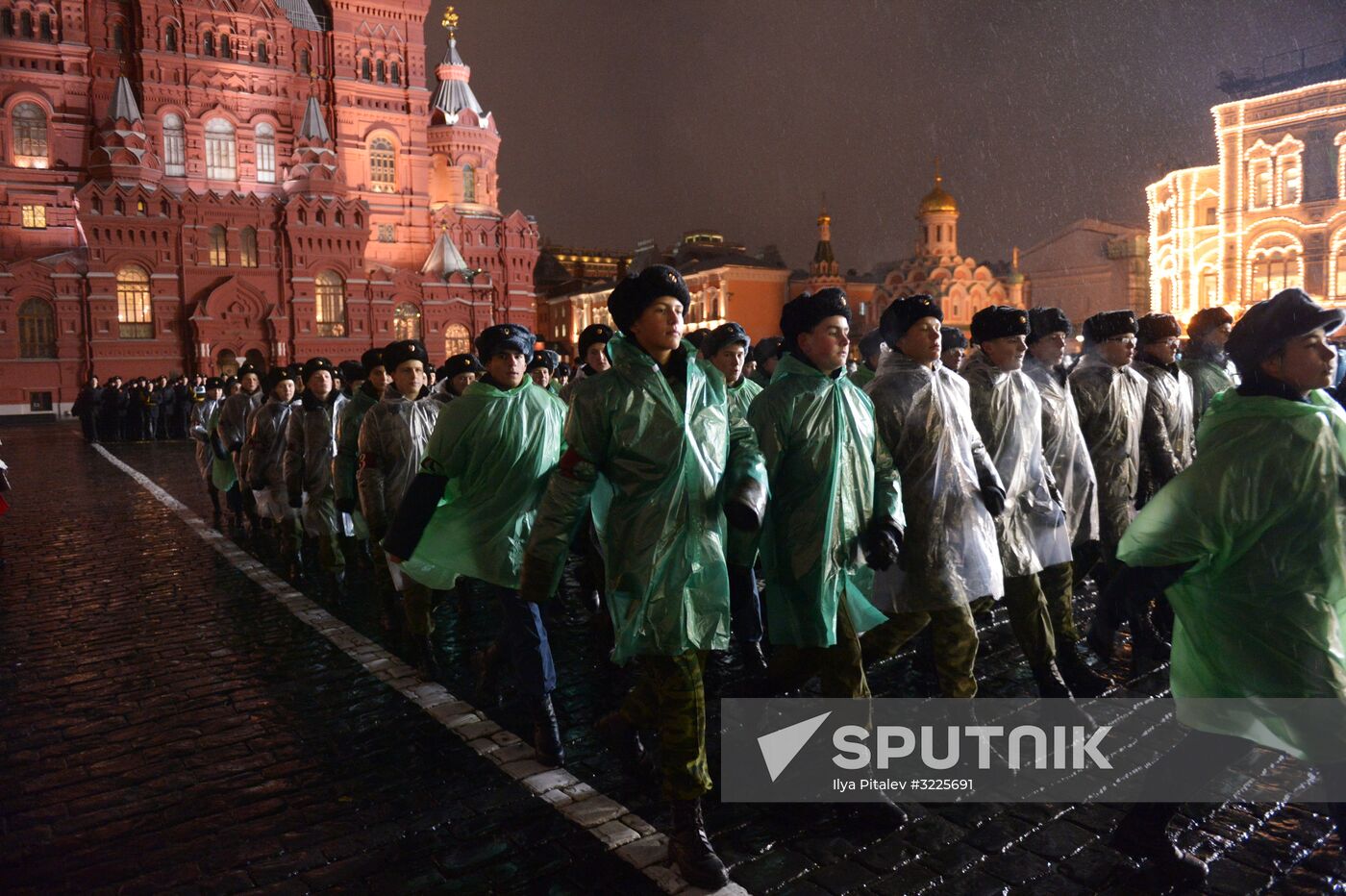 Rehearsal of march to mark 76th anniversary of 1941 parade