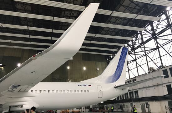 Presentation of new livery of Utair planes