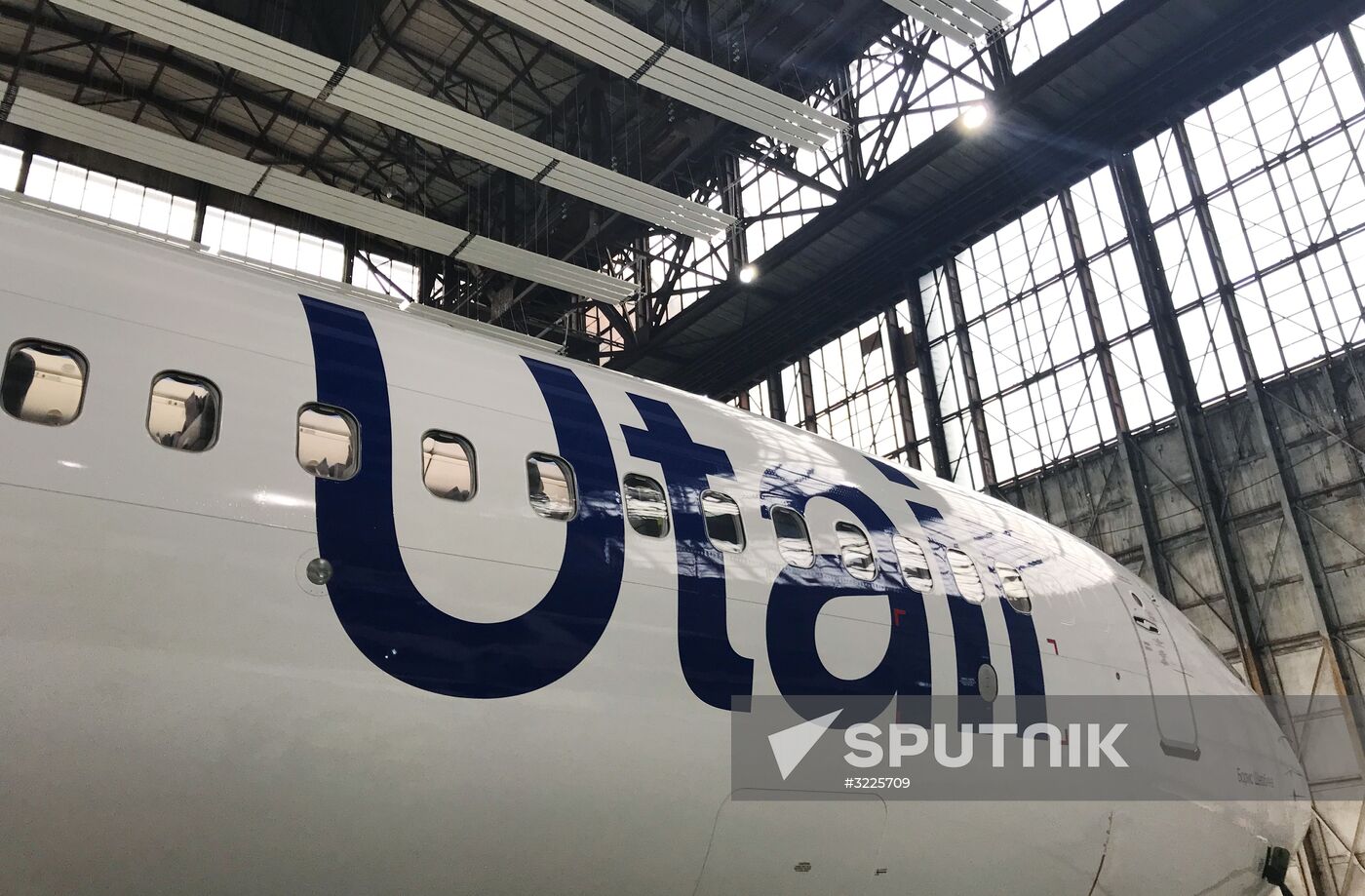Presentation of new livery of Utair planes