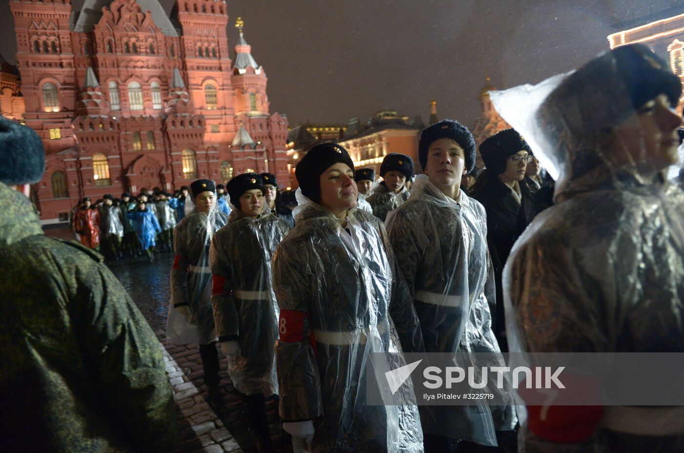 Rehearsal of march to mark 76th anniversary of 1941 parade