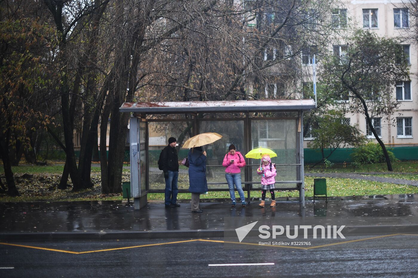 Rain in Moscow