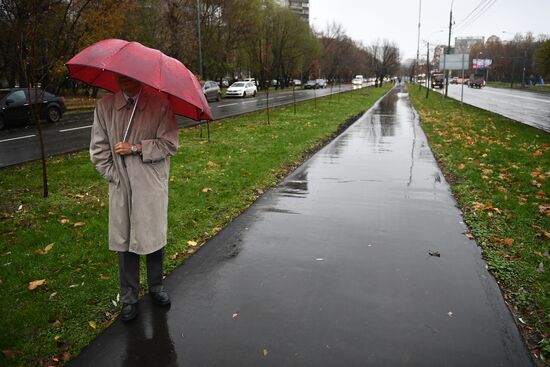 Rain in Moscow