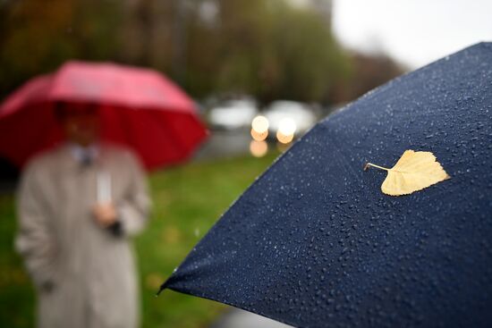 Rain in Moscow