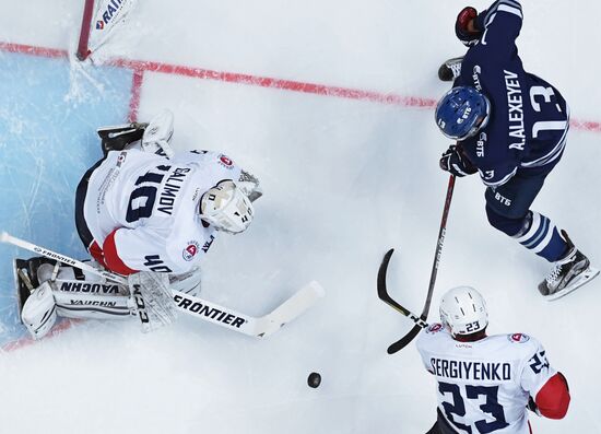 Ice hockey. KHL. Dynamo vs. Torpedo
