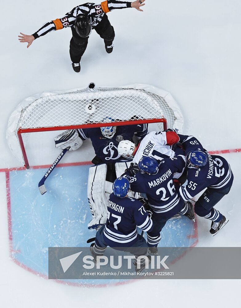 Ice hockey. KHL. Dynamo vs. Torpedo