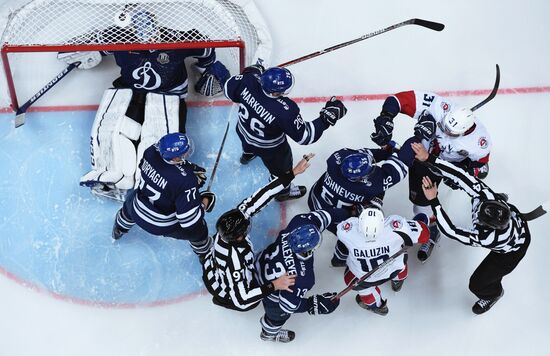 Ice hockey. KHL. Dynamo vs. Torpedo