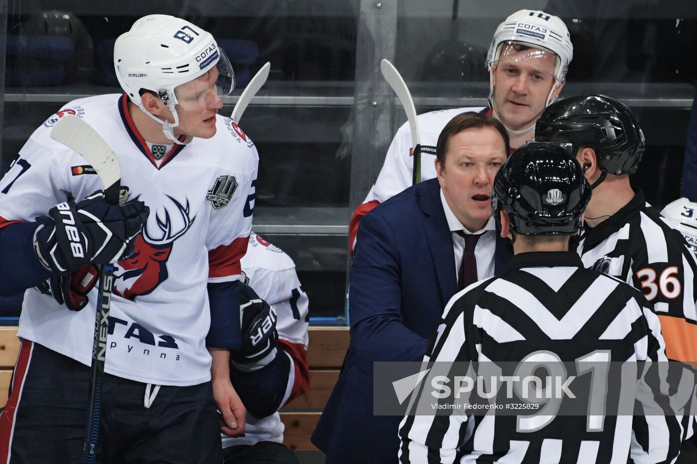 Ice hockey. KHL. Dynamo vs. Torpedo