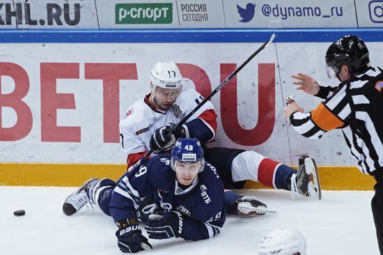 Ice hockey. KHL. Dynamo vs. Torpedo