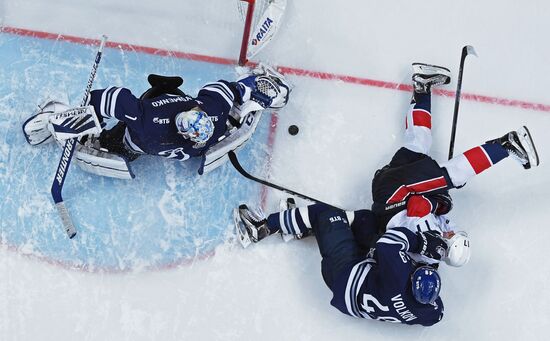 Ice hockey. KHL. Dynamo vs. Torpedo