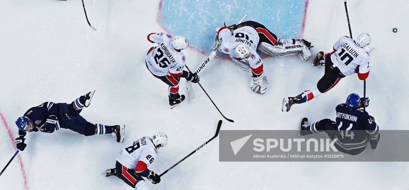 Ice hockey. KHL. Dynamo vs. Torpedo
