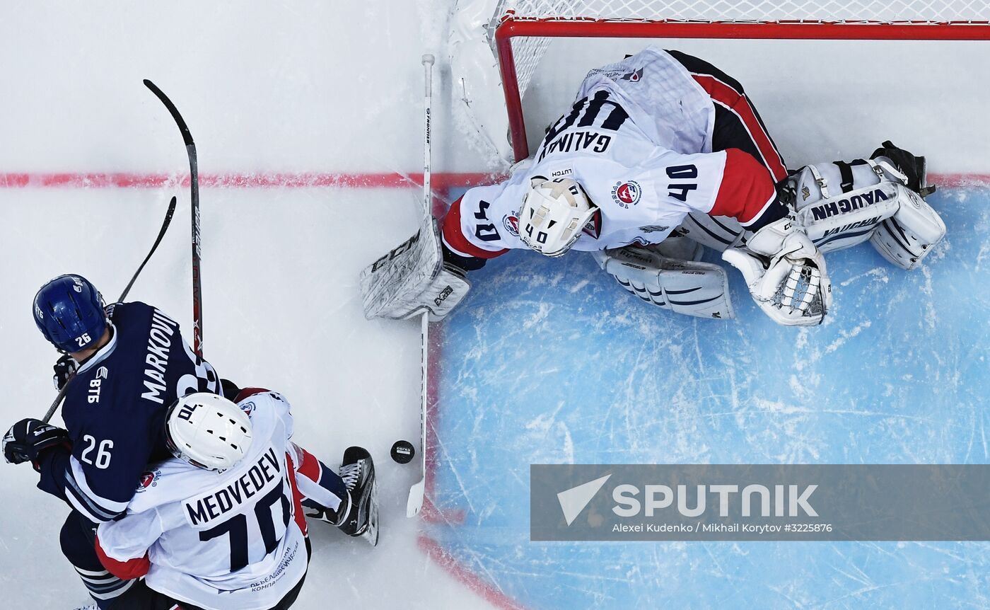 Ice hockey. KHL. Dynamo vs. Torpedo
