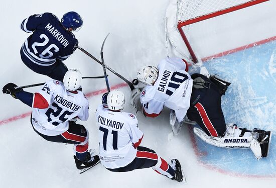Ice hockey. KHL. Dynamo vs. Torpedo