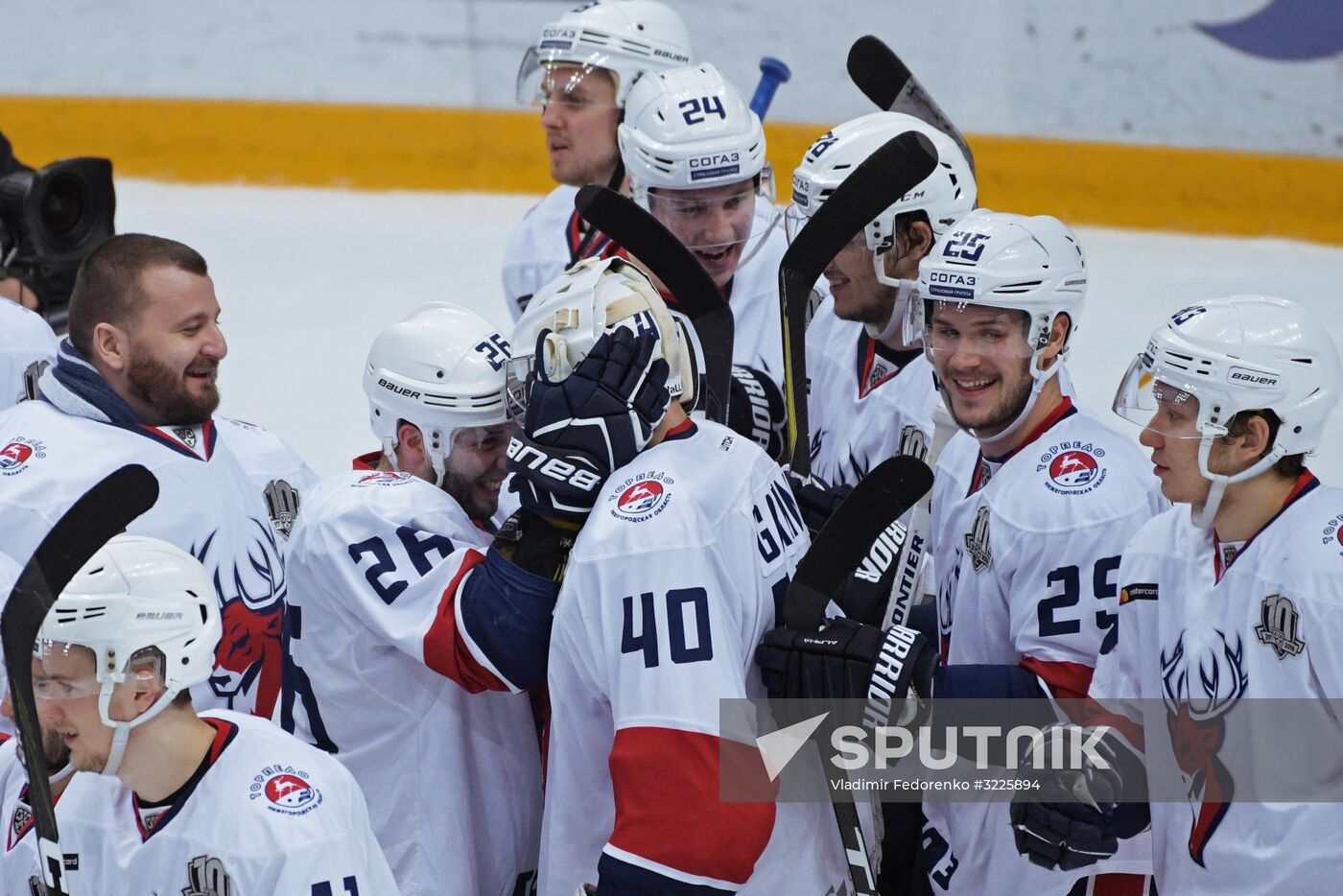 Ice hockey. KHL. Dynamo vs. Torpedo