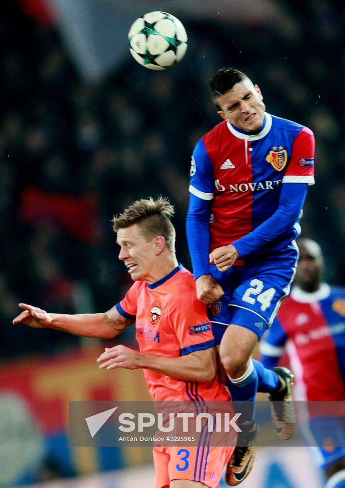 UEFA Champions League. Basel vs. CSKA