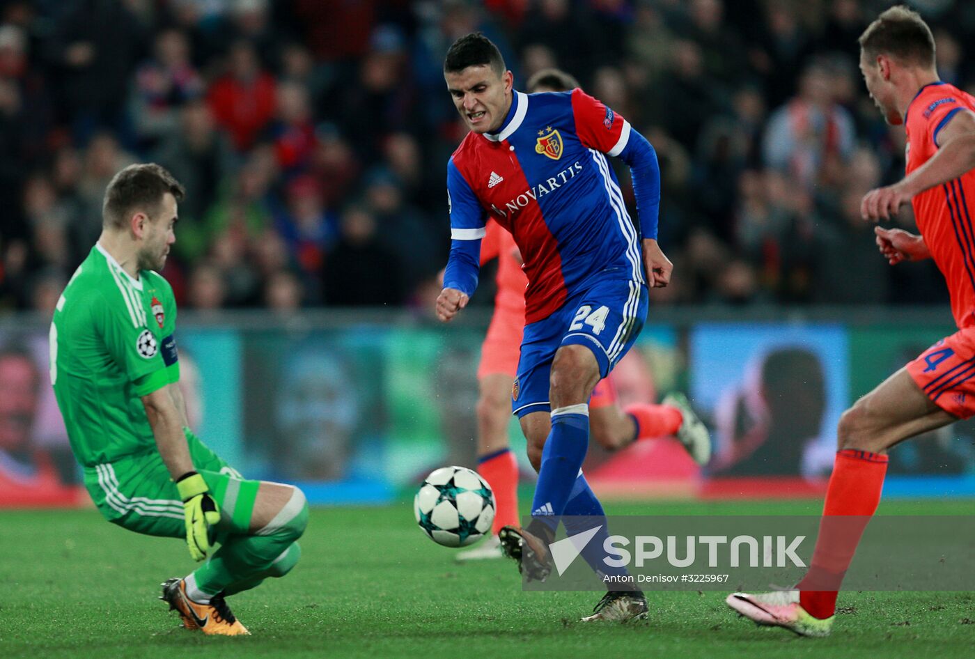 UEFA Champions League. Basel vs. CSKA