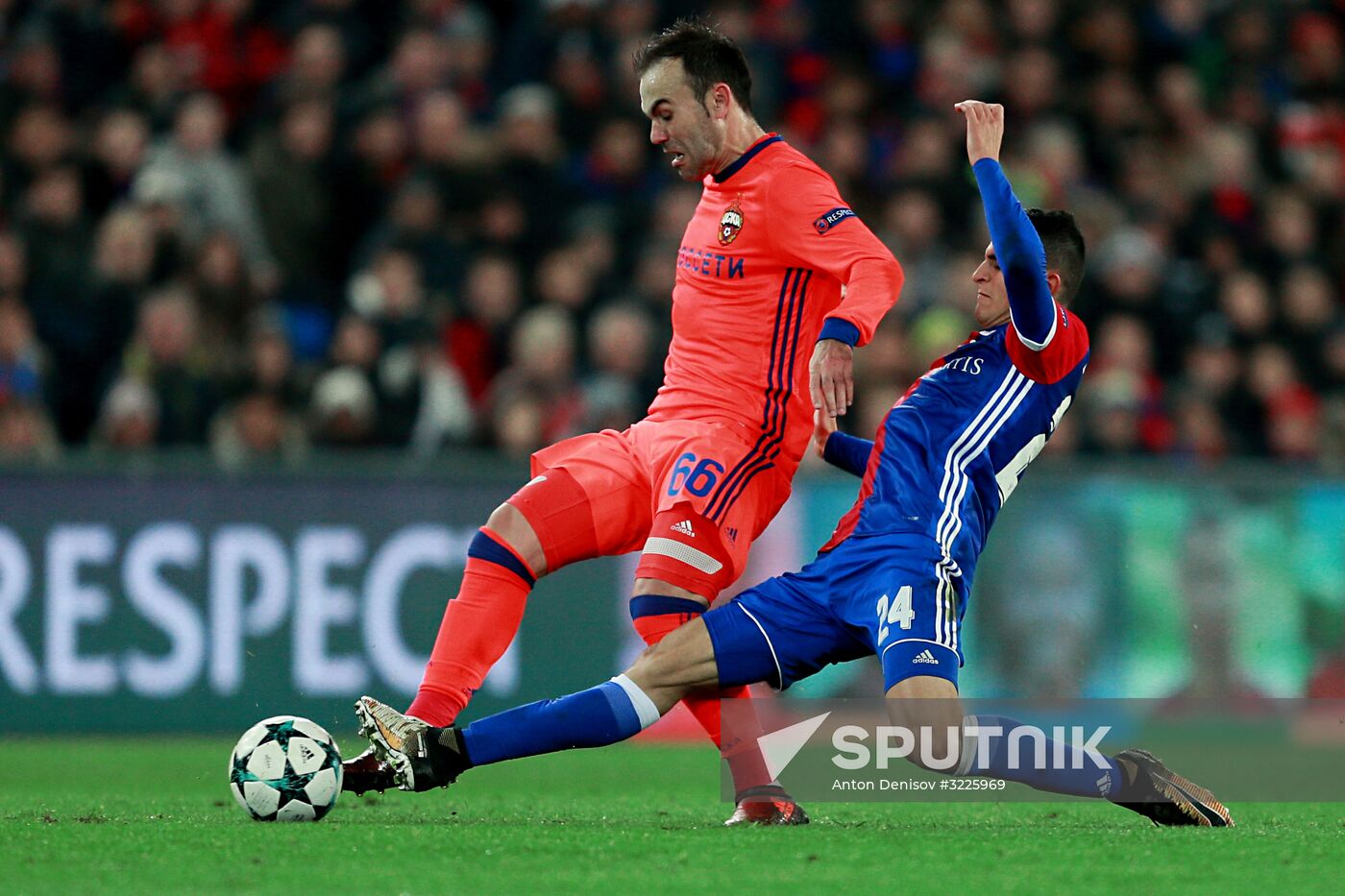 UEFA Champions League. Basel vs. CSKA