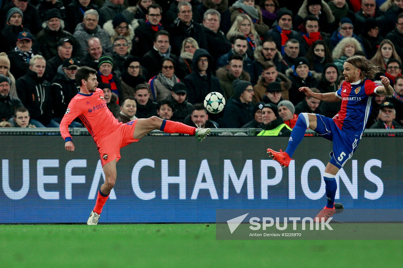 UEFA Champions League. Basel vs. CSKA