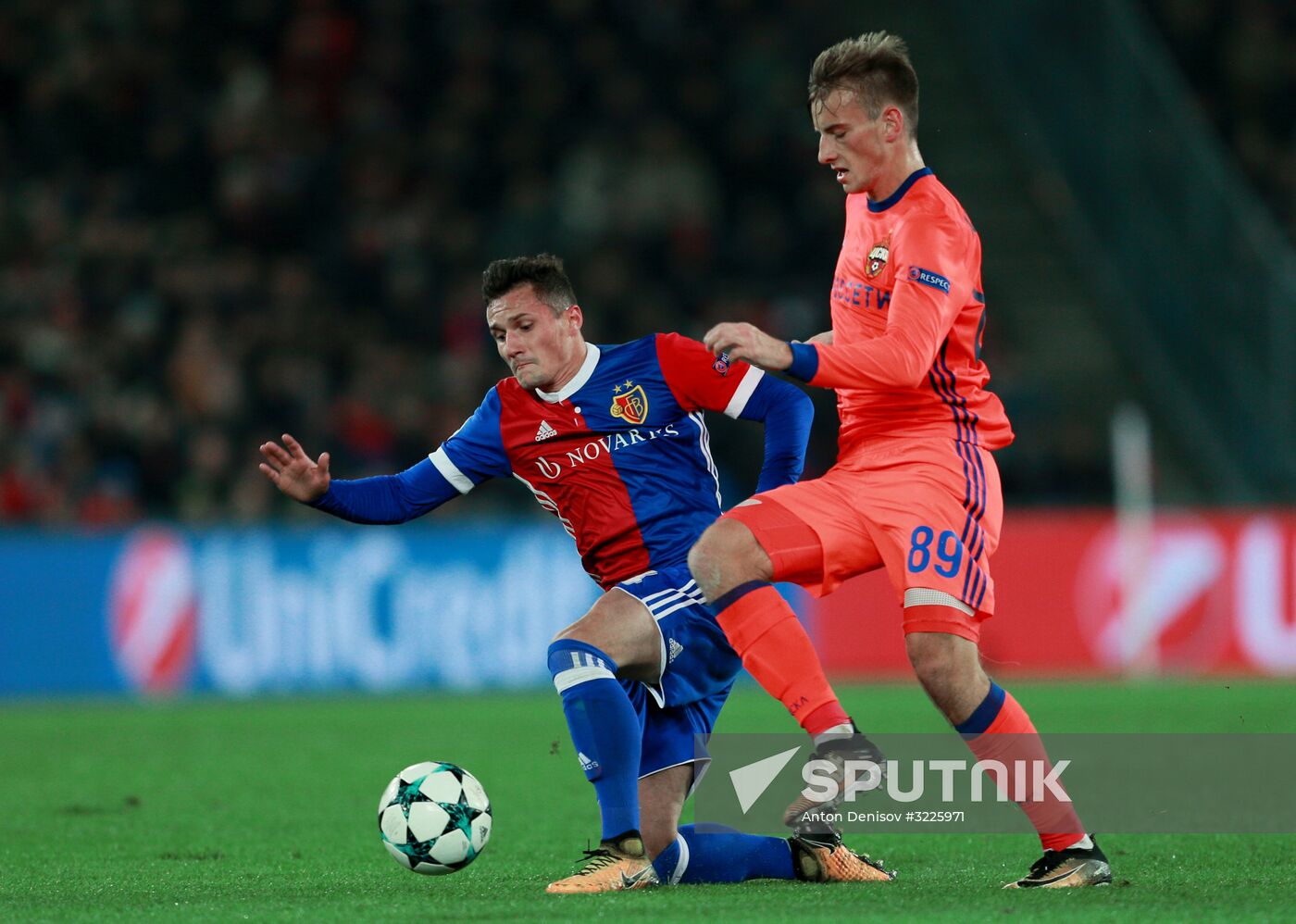 UEFA Champions League. Basel vs. CSKA