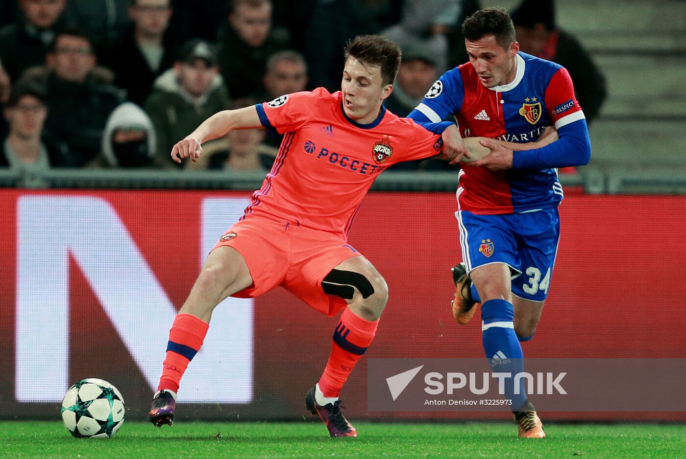 UEFA Champions League. Basel vs. CSKA