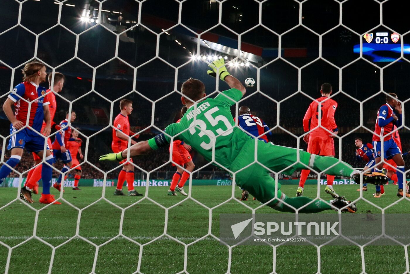 UEFA Champions League. Basel vs. CSKA