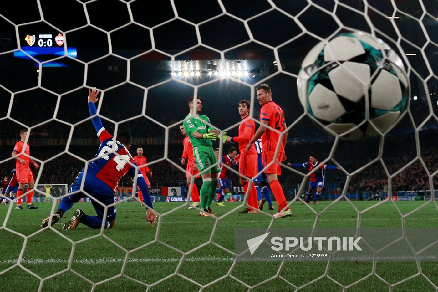 UEFA Champions League. Basel vs. CSKA