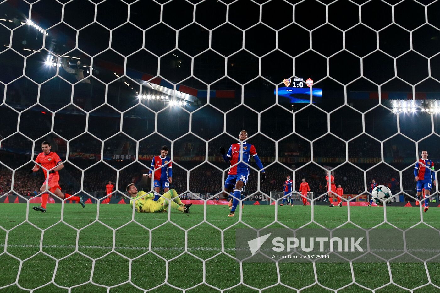 UEFA Champions League. Basel vs. CSKA