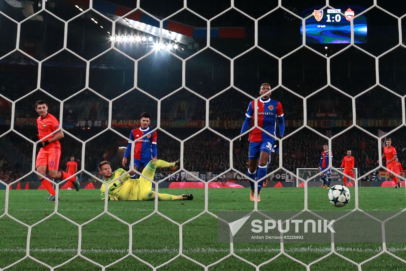 UEFA Champions League. Basel vs. CSKA