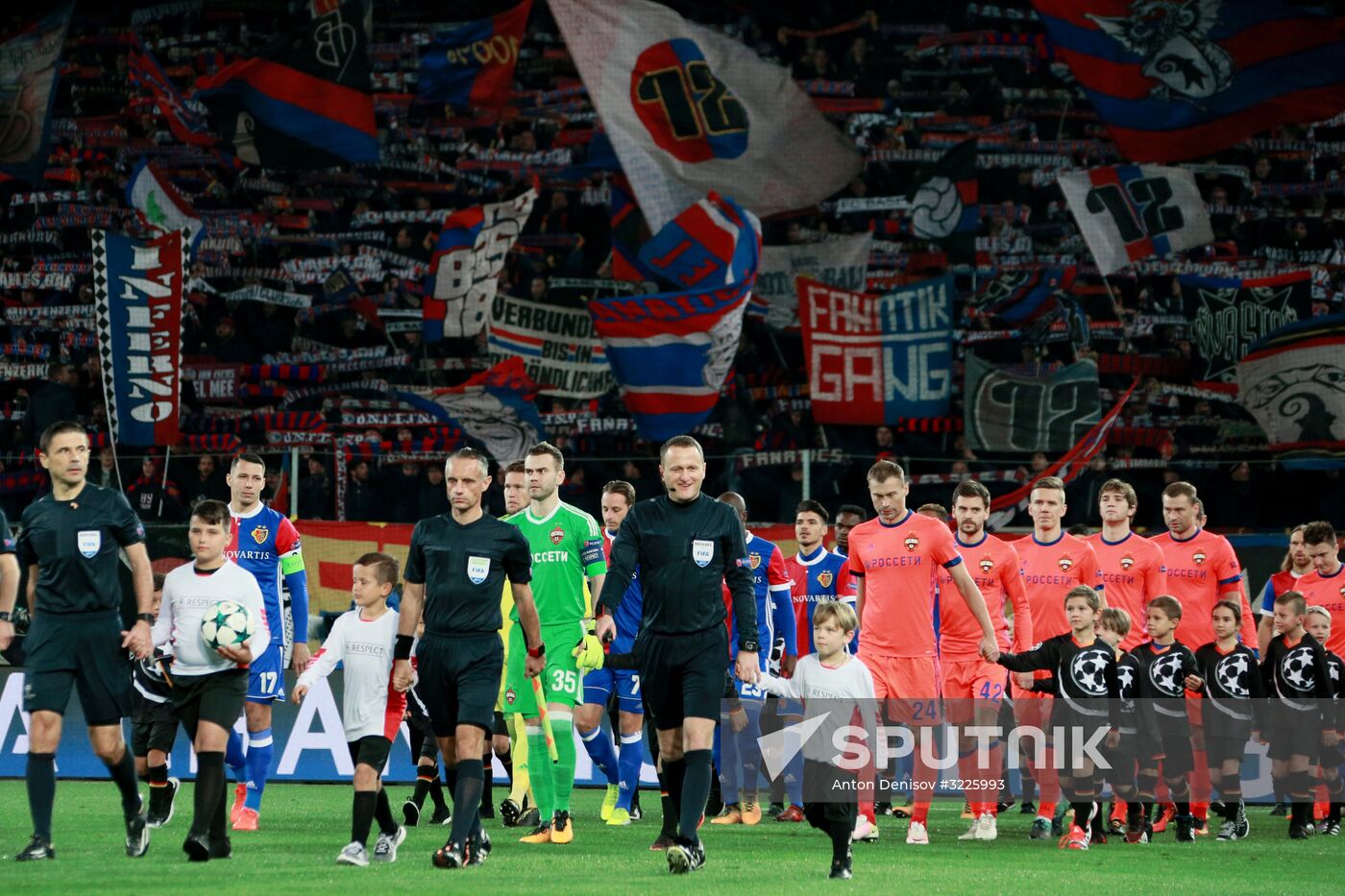 UEFA Champions League. Basel vs. CSKA