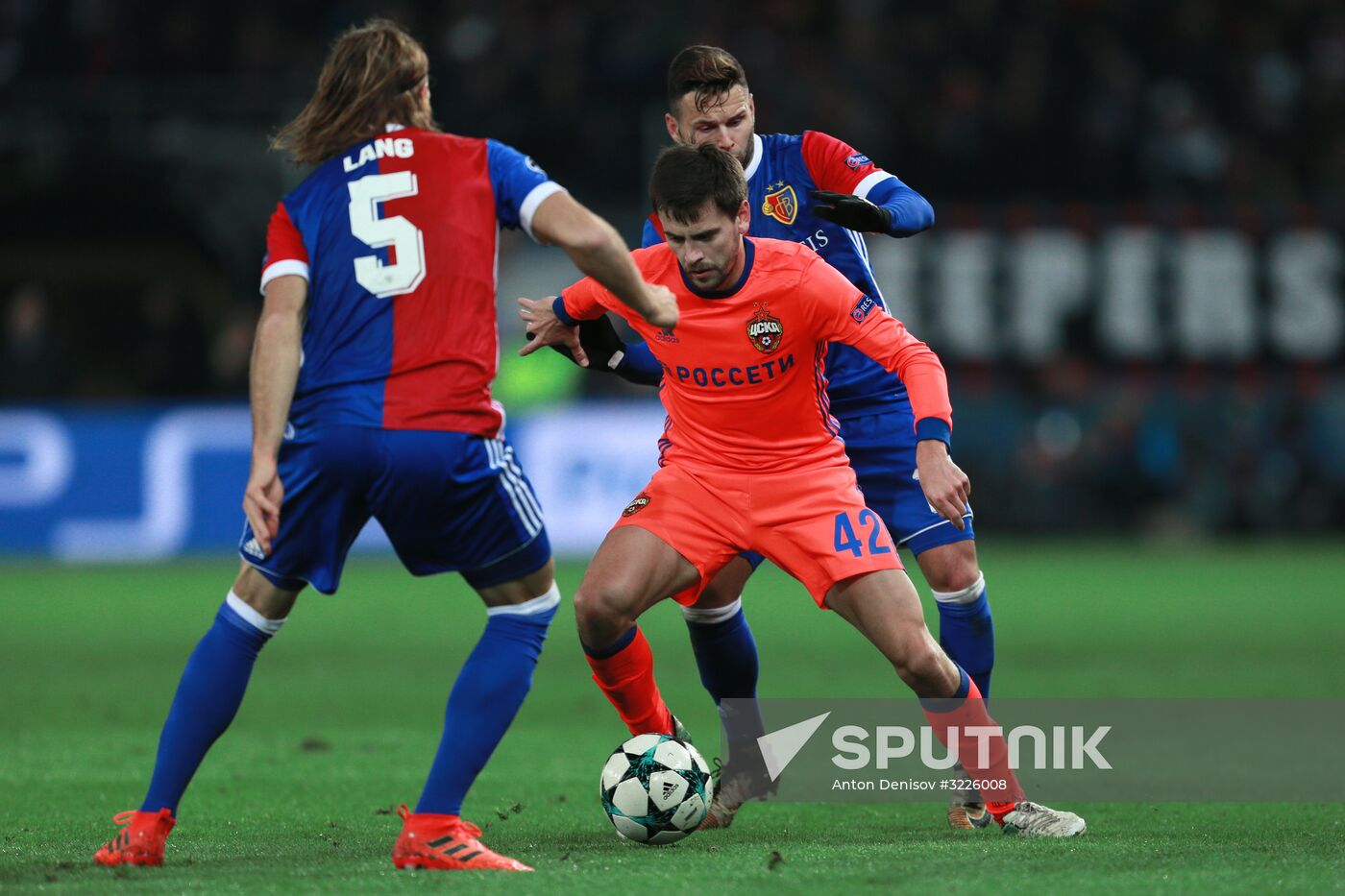 UEFA Champions League. Basel vs. CSKA