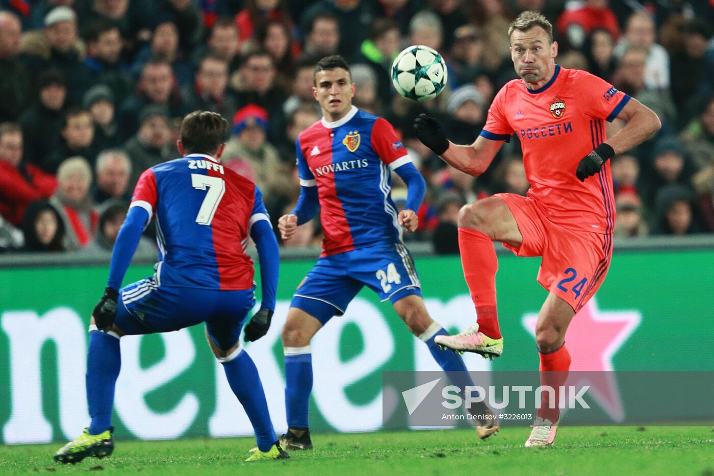 UEFA Champions League. Basel vs. CSKA