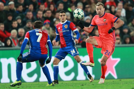 UEFA Champions League. Basel vs. CSKA