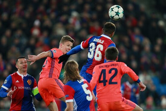 UEFA Champions League. Basel vs. CSKA