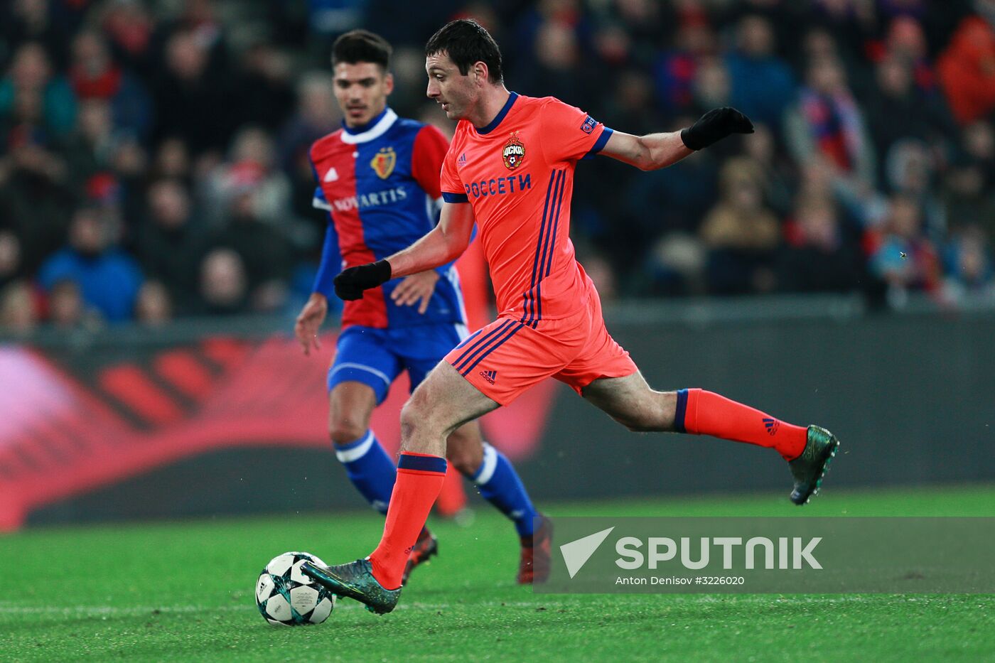 UEFA Champions League. Basel vs. CSKA