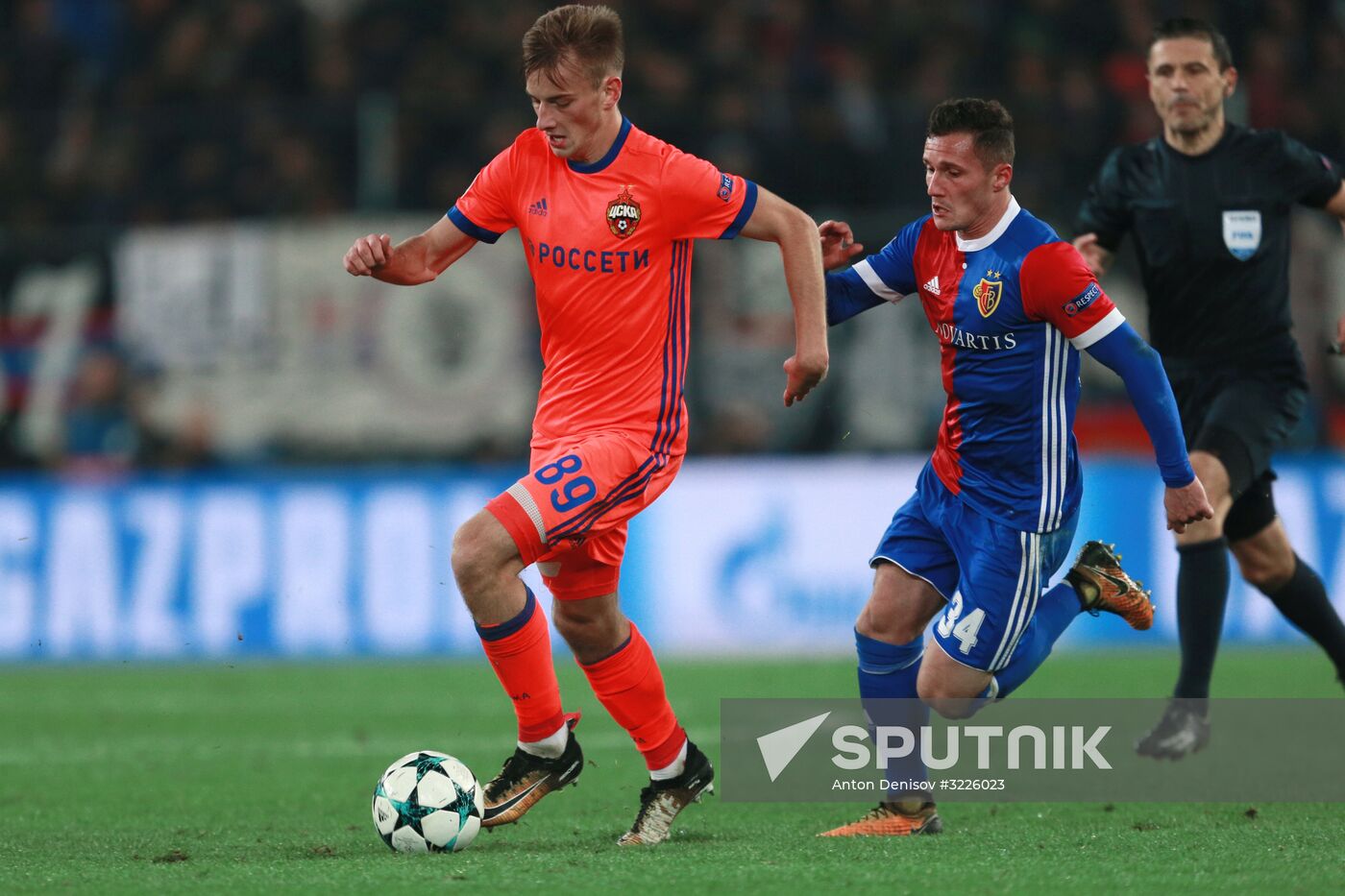 UEFA Champions League. Basel vs. CSKA