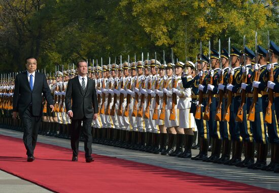 Prime Minister Dmitry Medvedev's official visit to China