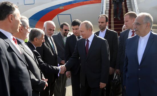President Vladimir Putin's working visit to Iran