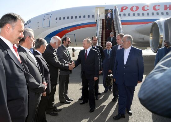 President Vladimir Putin's working visit to Iran