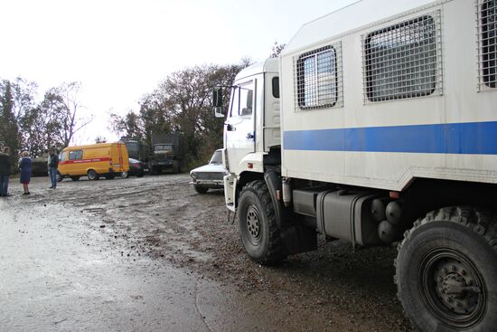 Gas pipeline damaged near Alushta