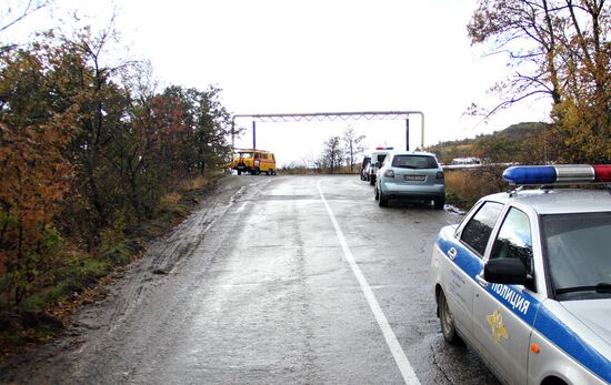 Gas pipeline damaged near Alushta