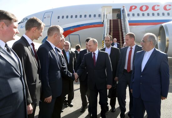 President Vladimir Putin's working visit to Iran