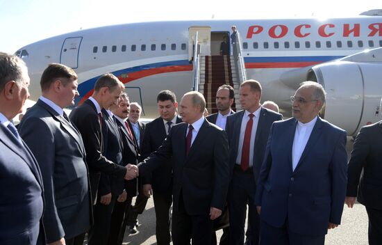 President Vladimir Putin's working visit to Iran
