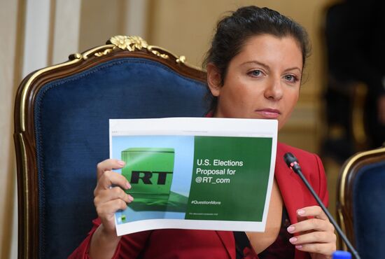 Meeting on blocking RT and Sputnik advertising accounts on Twitter