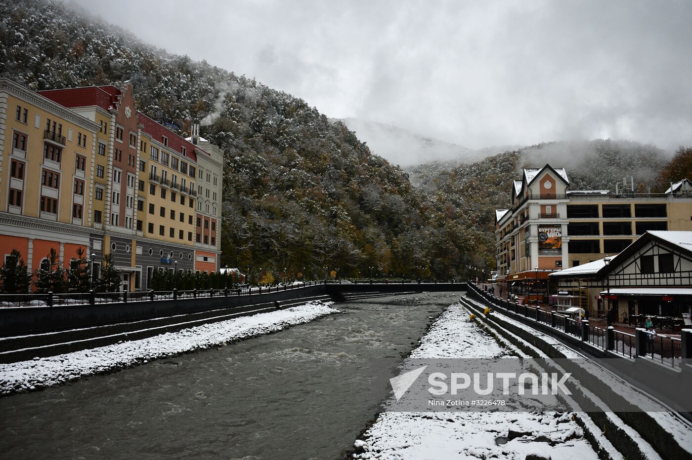 Snow in Krasnaya Polyana