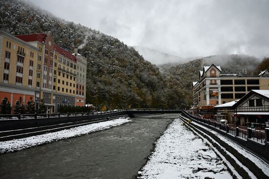Snow in Krasnaya Polyana