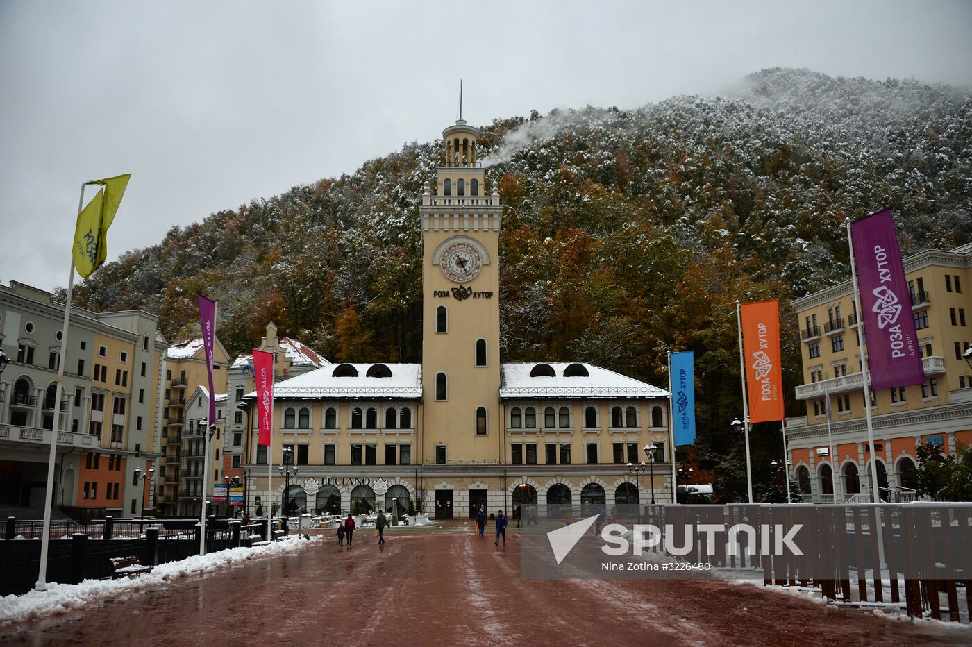 Snow in Krasnaya Polyana