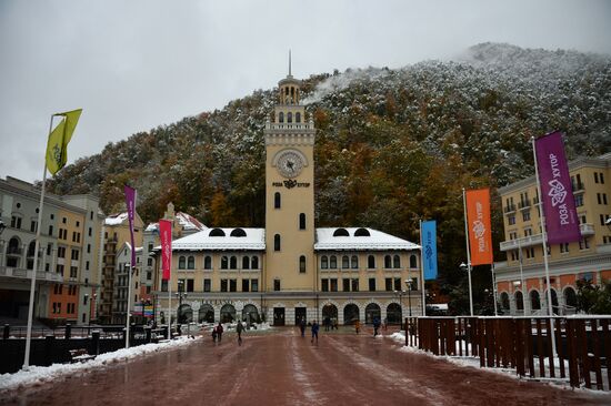 Snow in Krasnaya Polyana