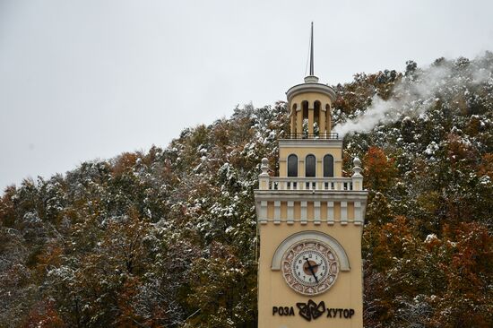 Snow in Krasnaya Polyana